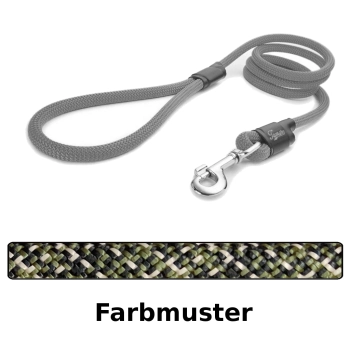 klassische Hundeleine - L - 115cm - military